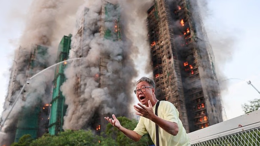 ارتفاع عدد قـ,,ـتلى حريق أبراج "هونغ كونغ" السكنية لـ128 شخصاً