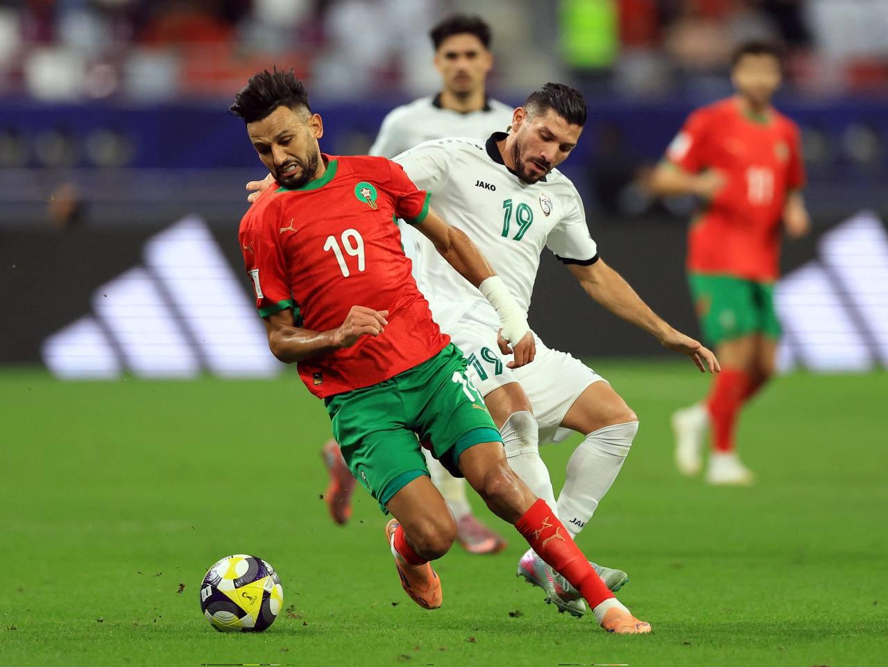 المغرب تتأهل إلى نصف نهائي كأس العرب بعد فوزها على سوريا بهدف دون مقابل