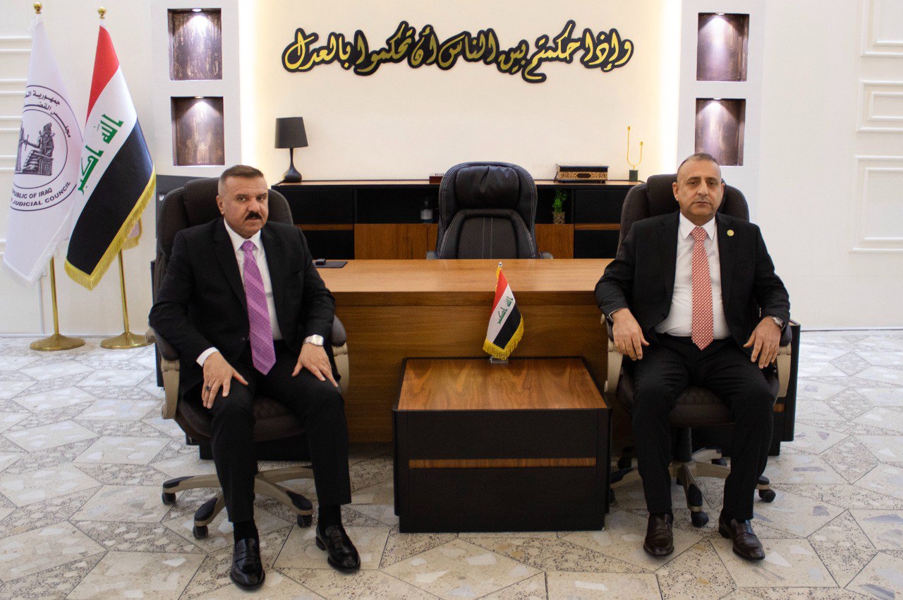 رئيس محكمة استئناف الأنبار يستقبل وزير الداخلية ويشيدان بالتعاون في إنفاذ القانون