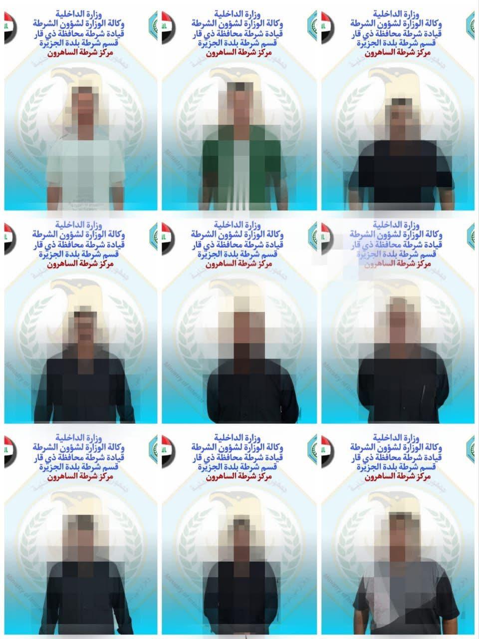لاتهامهم بقضايا شروع بالقتل ..  قوة مشتركة تلقي القبض على 9 مطلوبين 