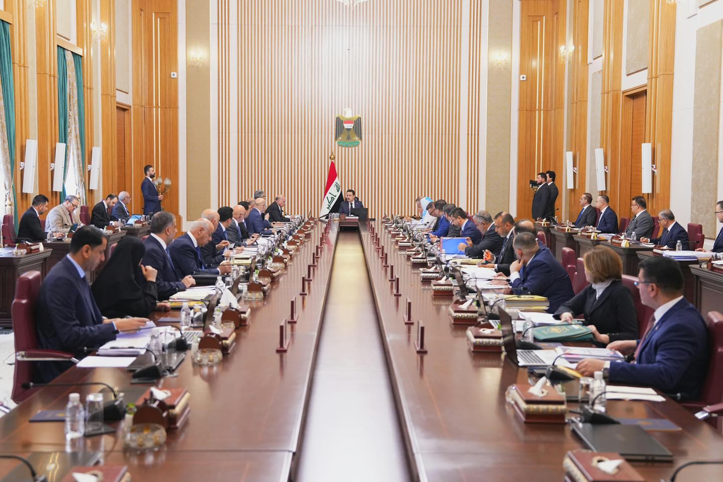 مجلس الوزراء يعقد جلسته الاعتيادية برئاسة رئيس الوزراء 