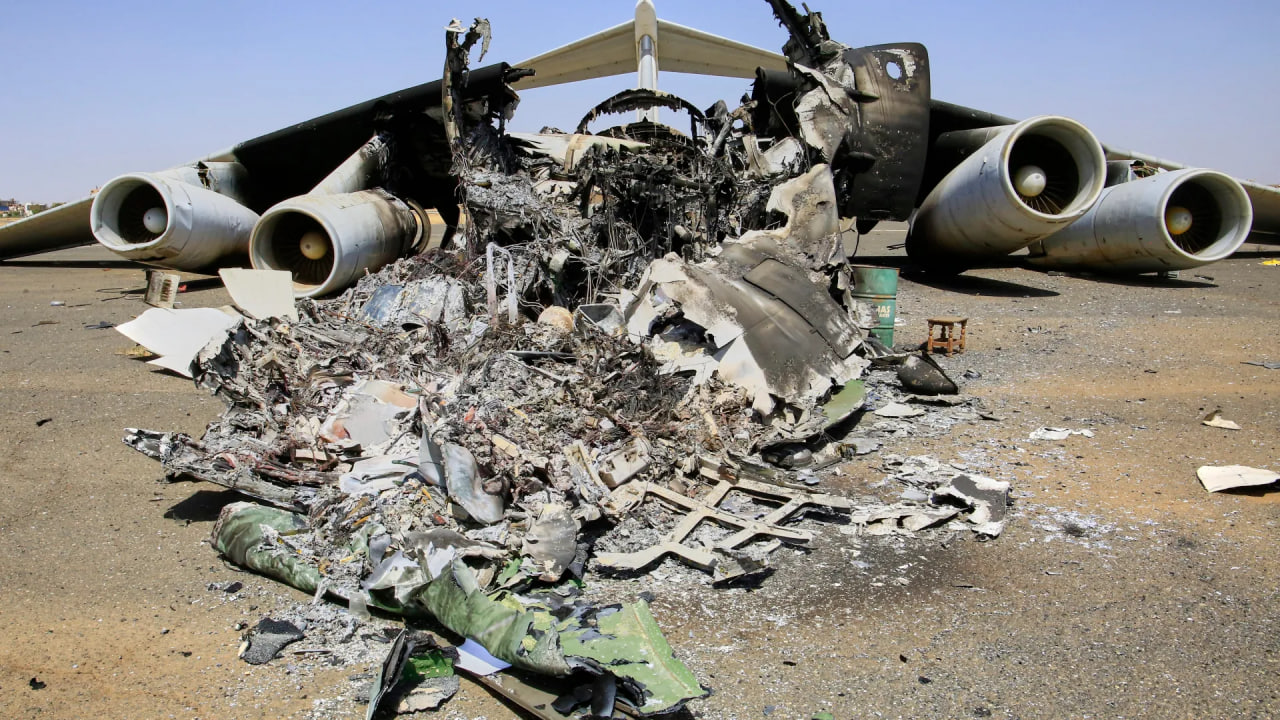 تحطم طائرة عسكرية من طراز 'إيل-76' في السودان يودي بحياة الطاقم بالكامل