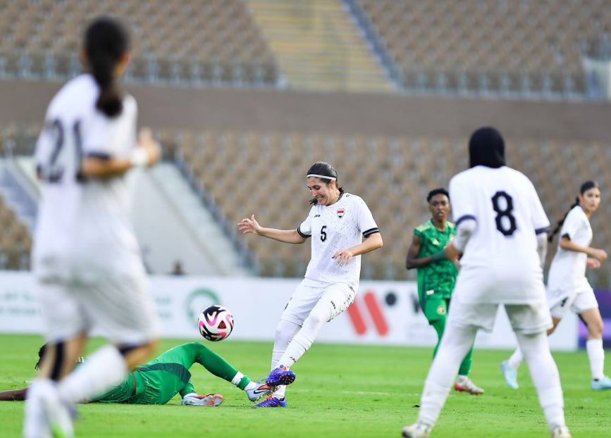 سيدات العراق لكرة القدم يحصدن المركز الثالث في غرب آسيا  بالفوز على السعودية بركلات الترجيح