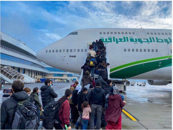 العراق يعيد 40 مهاجرا عراقيا من ليبيا 