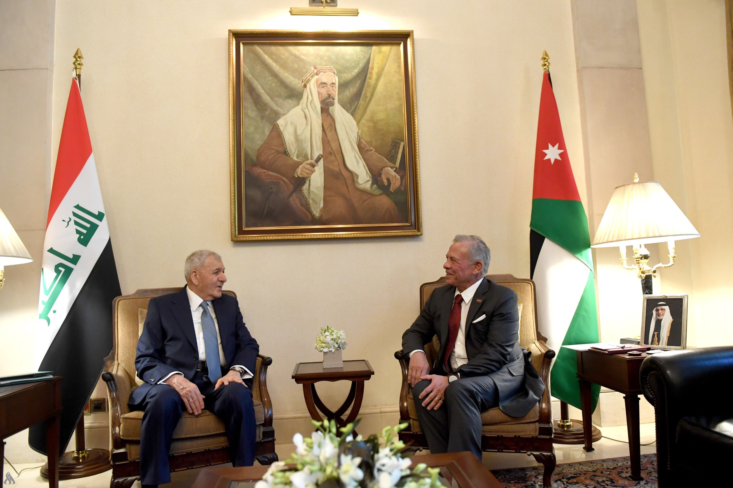 رئيس الجمهورية يؤكد من العاصمة الاردنية عمان حرص العراق على تعزيز العلاقات التاريخية بين البلدين