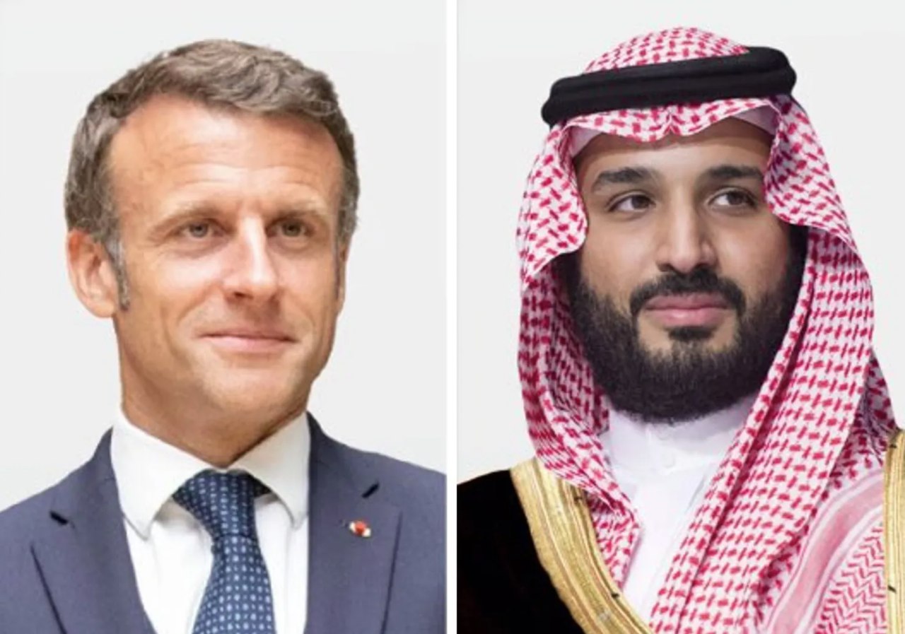 ماكرون يهاتف بن سلمان لتنسيق إقامة مؤتمر دولي لتسوية قضية فلسطين