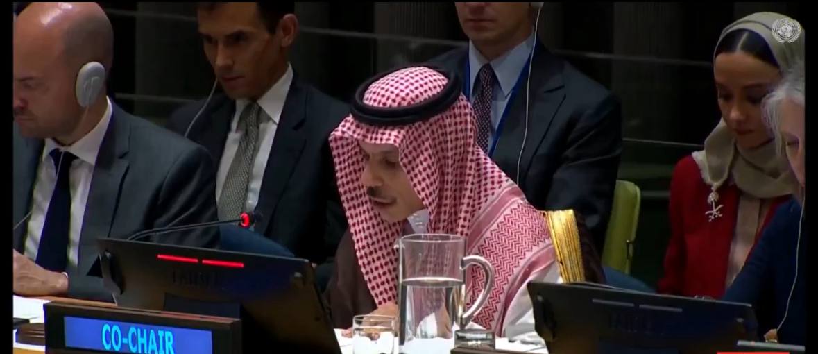 بن فرحان: يجب عدم الافلات من العقاب لما يتعرض له الفلسطينيون 