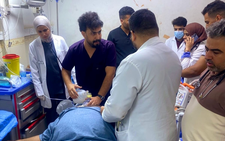 إنقاذ مريض في النجف توقف قلبه 15 دقيقة إثر جلطة قلبية حادة 