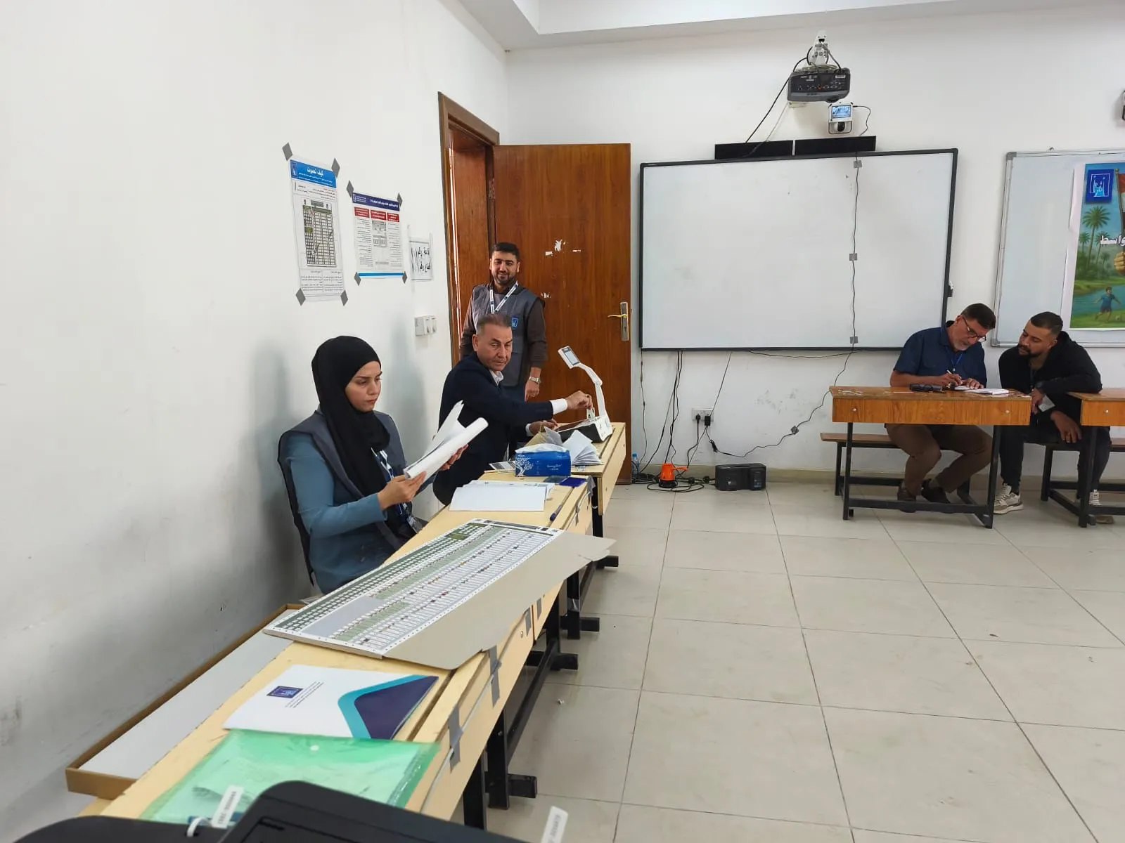 مفوضية انتخابات ذي قار: نسبة المشاركة في الاقتراع الخاص 63% حتى الان
