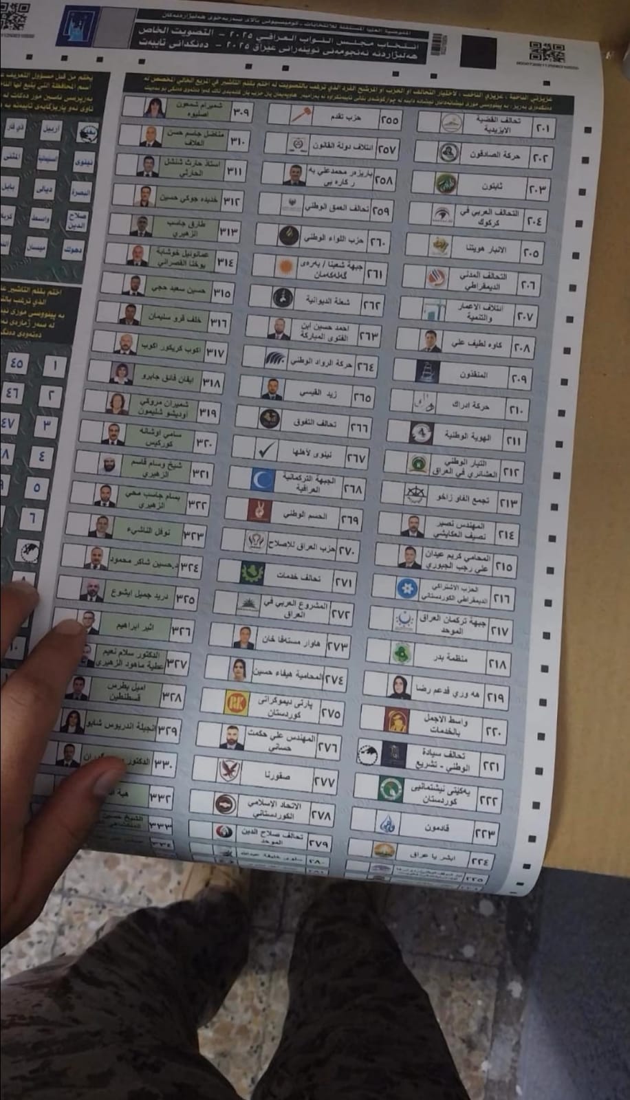 مراقبون: رصد حالات تصوير لورقة الاقتراع من قبل بعض المنتسبين الأمنيين