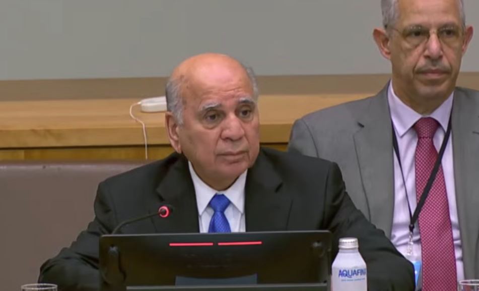 وزير الخارجية فؤاد حسين : مخيم الهول يشكل تحدياً إنسانياً وتهديداً أمنياً للمنطقة ويتطلب تدخلاً عاجلاً   