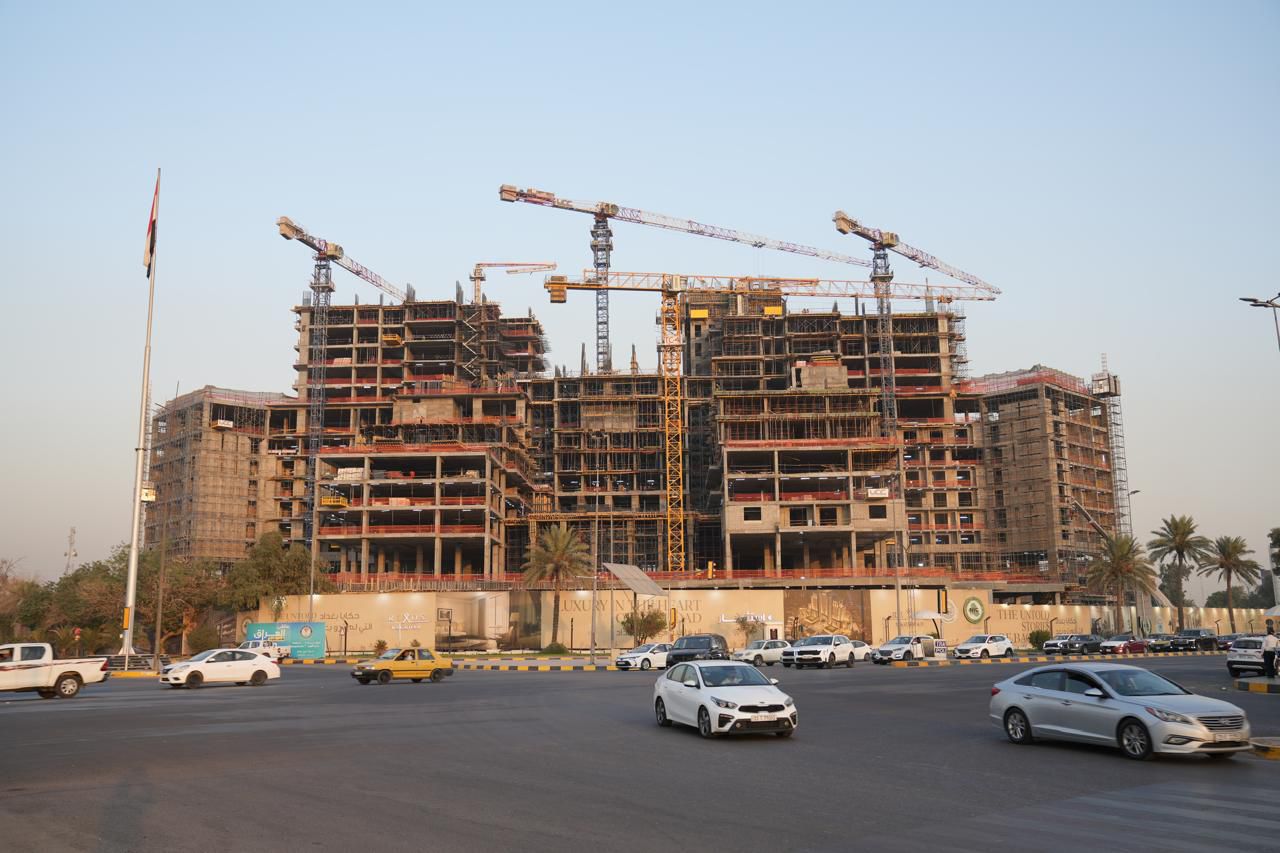 ريكسوس بغداد يحقق تقدماً ملموساً بنسبة 40% في أعماله الإنشائية