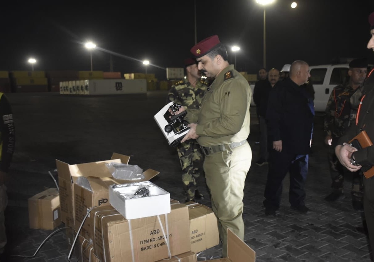 ضبط 13 حاوية مخالفة لشروط الاستيراد في ميناء أم قصر الشمالي