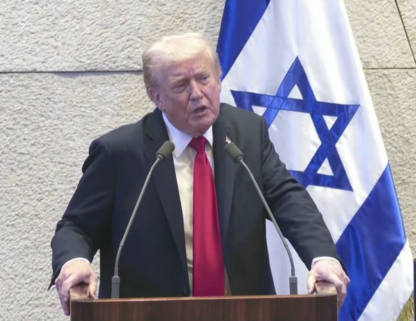 خلال كلمة أمام الكنيست ..  ترمب: 20 رهينة سيعودون اليوم لعائلاتهم و"لن نسمح بتكرار 7 أكتوبر"