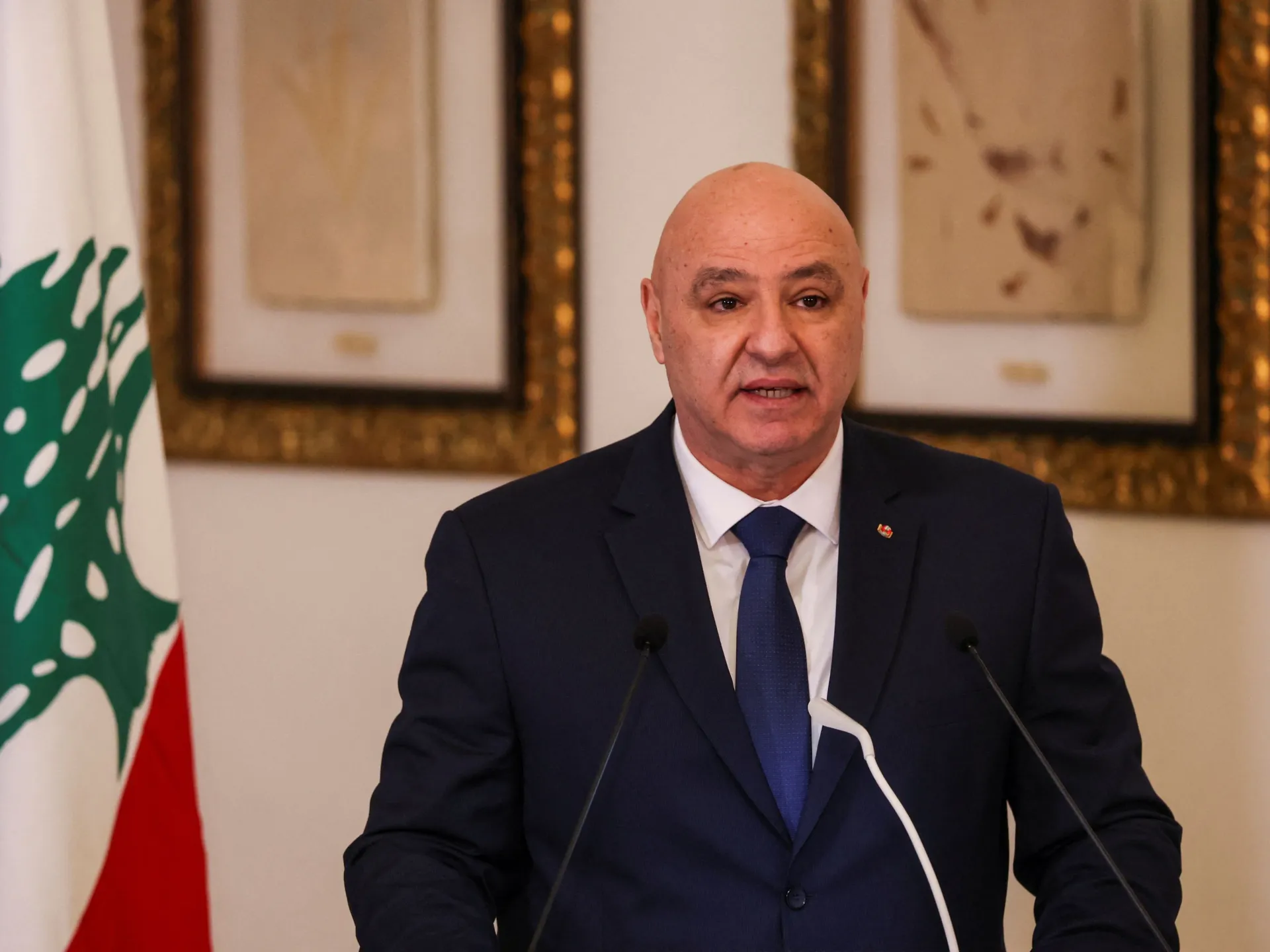 جوزيف عون: الجنوب تحت نار العدوان الإسرائيلي ونرفض أن يكون لبنان تعويضاً عن غزة