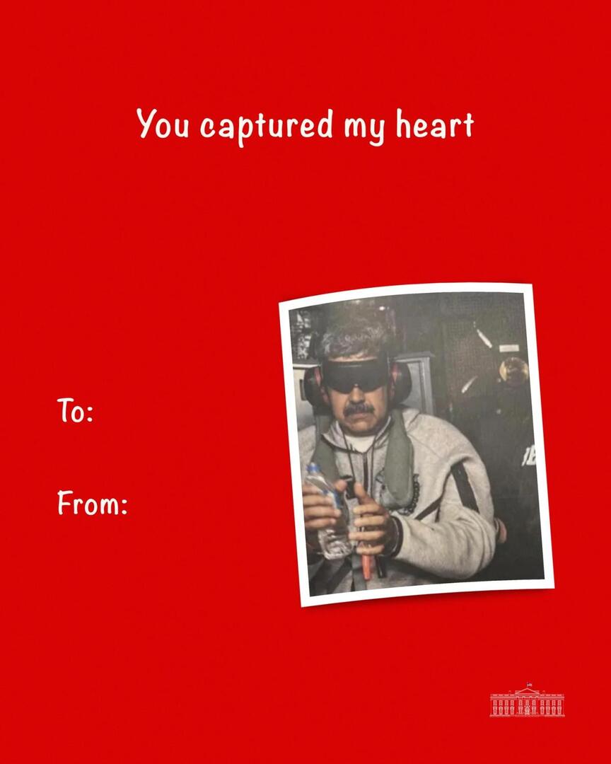 "لقد أسرت قلبي" ..  رسالة ترامب لمادورو في عيد الحب! 