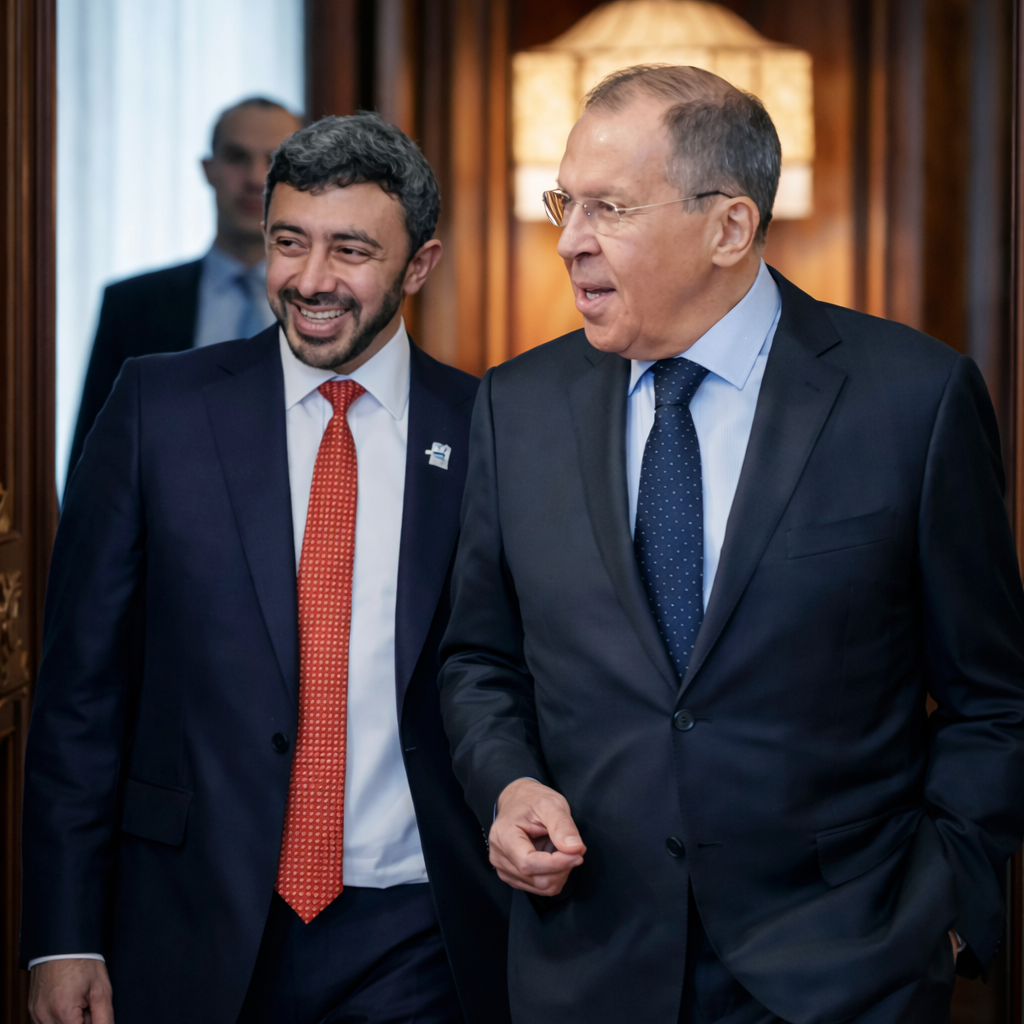 لافروف ونظيره الإماراتي يبحثان الحرب على إيران ويدعوان لخفض التصعيد فوراً