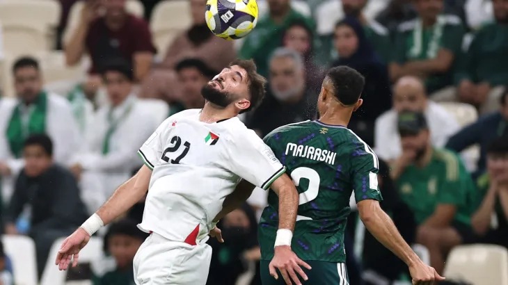  المنتخب السعودي يتخطى نظيره الفلسطيني ويصل لنصف نهائي كأس العرب 