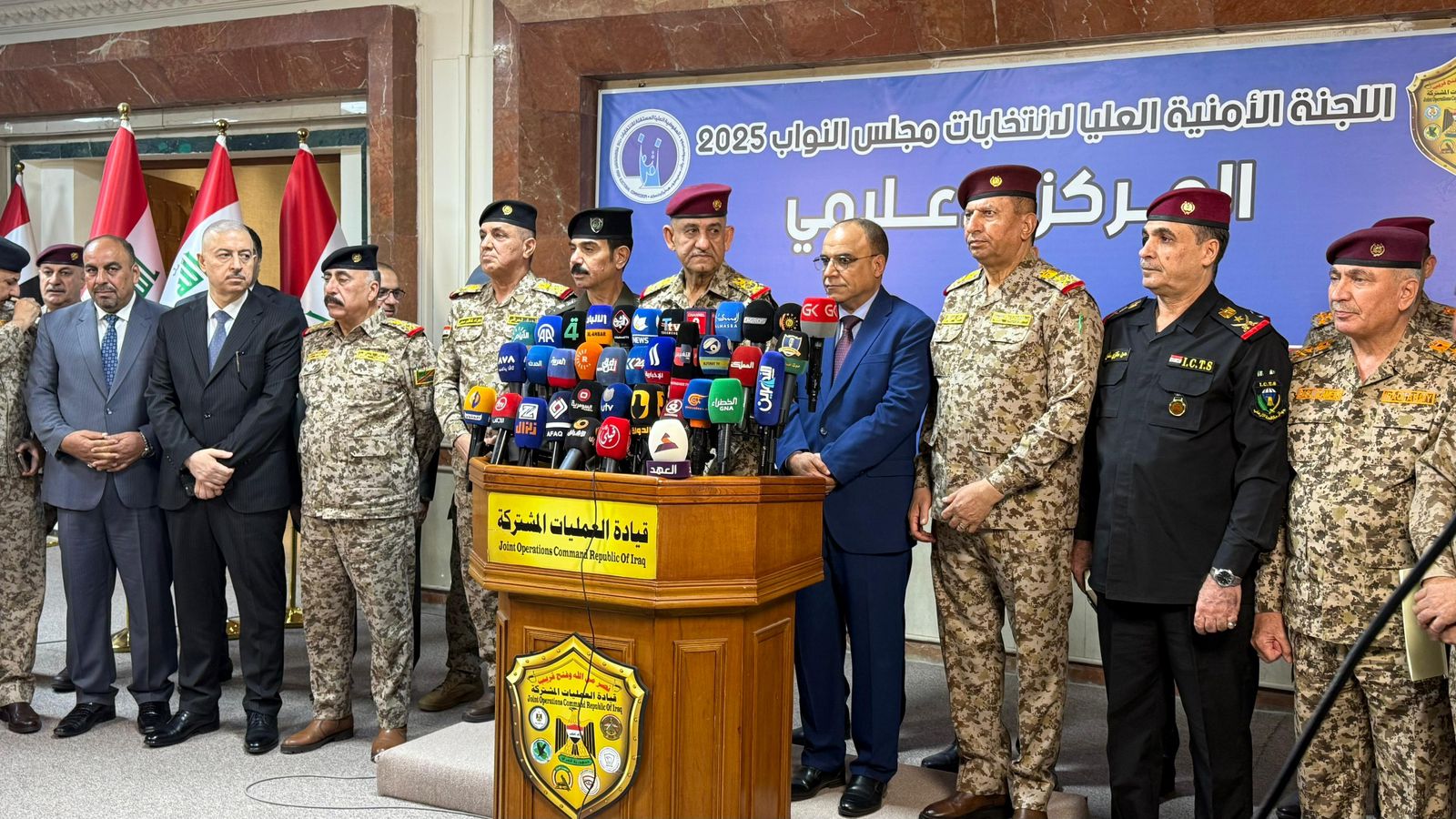 اللجنة الأمنية العليا تؤكد نجاح خطة تأمين الانتخابات 