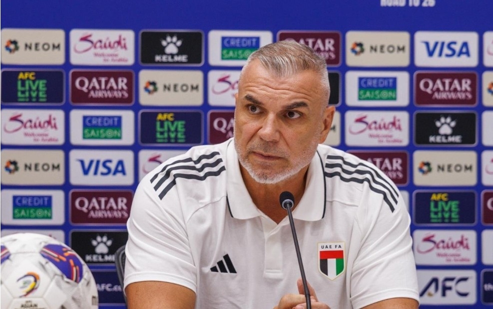 مدرب الإمارات: مواجهة العراق لن تكون سهلة