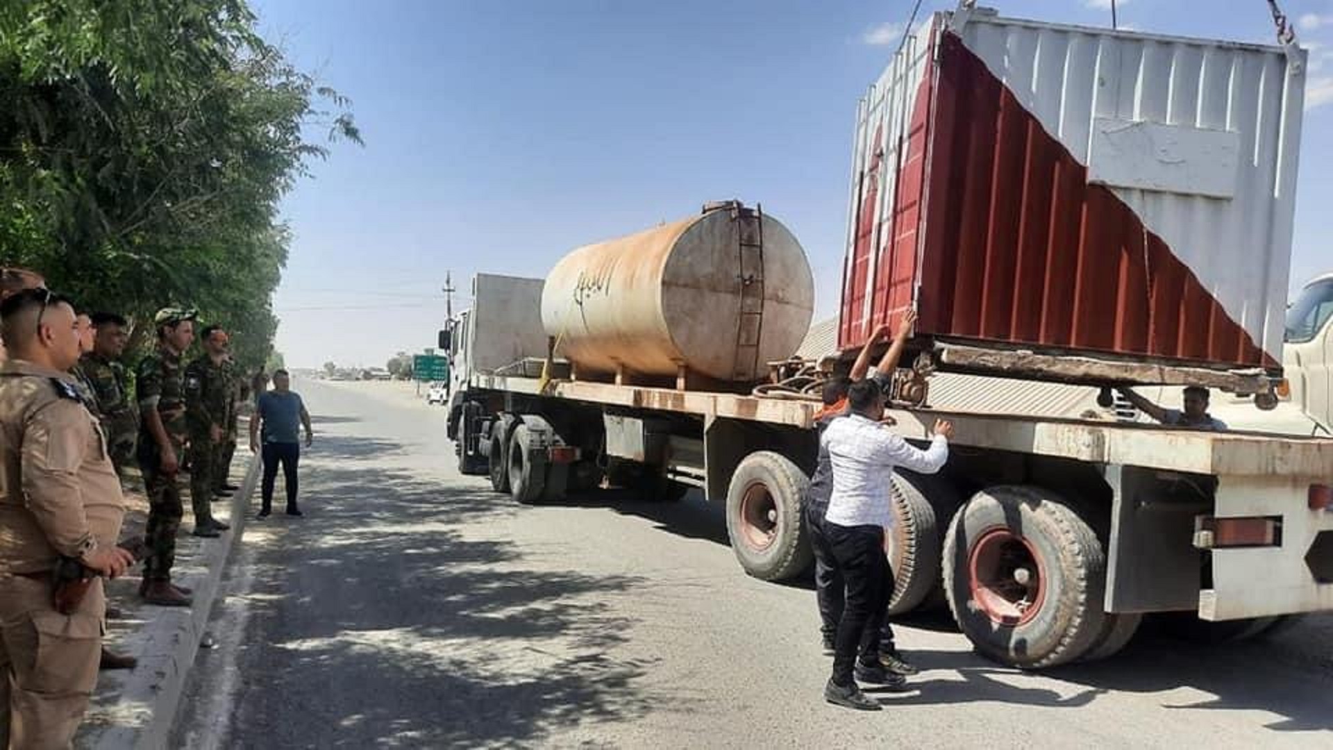 ضبط موقع لتهريب المشتقات النفطية في الانبار