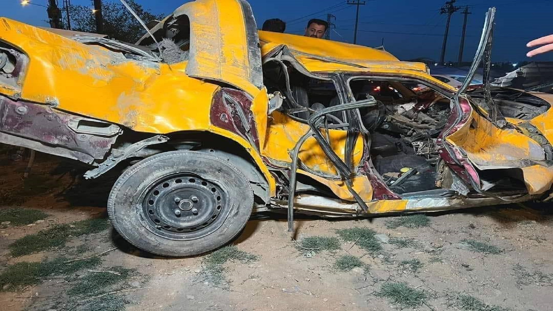 مصرع اثنين واصابة 4 جراء حادث سير مروع في كركوك