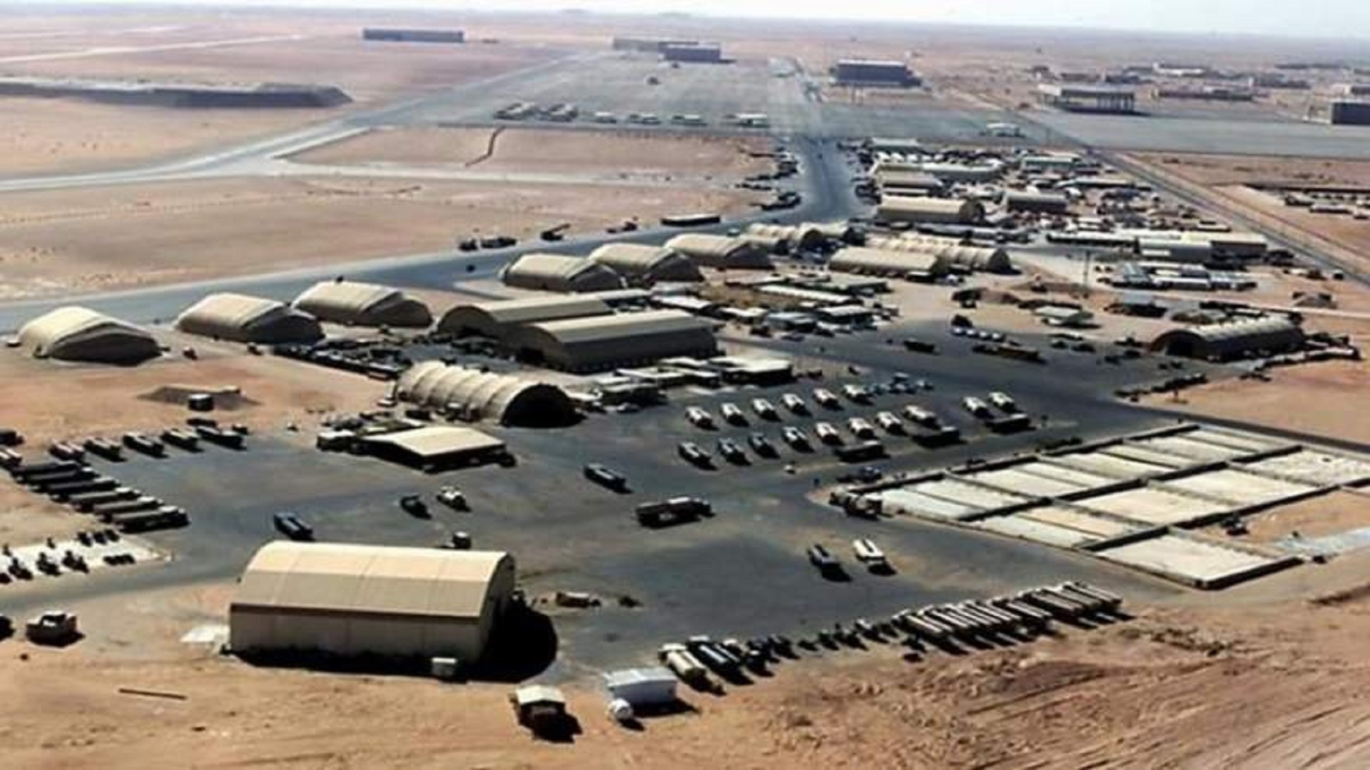 هجوم يستهدف مقر الدعم اللوجستي التابع للسفارة الامريكية بمطار بغداد