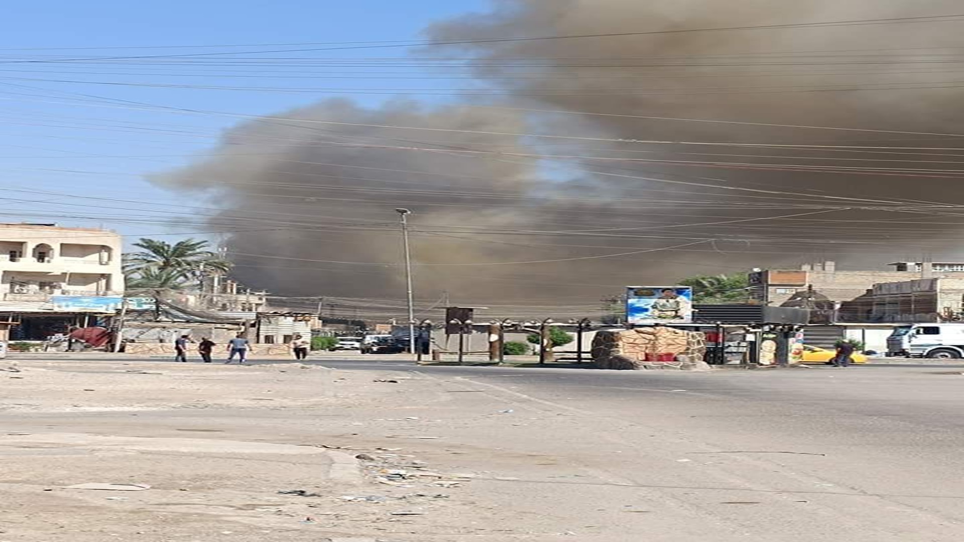 اندلاع حريق داخل قاعة للمناسبات شمالي بغداد