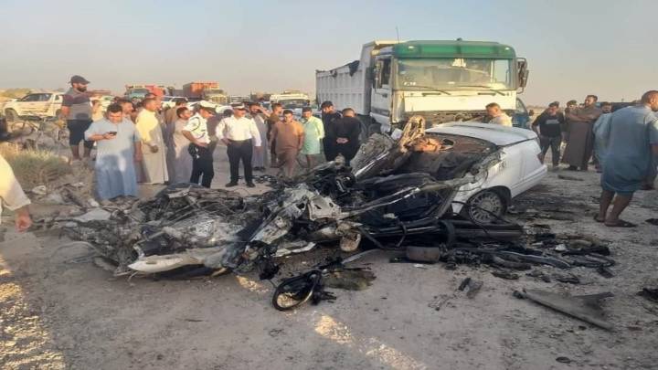 بينهم 3 نساء ..  4 قتلى باصطدام عجلتين في النباعي بصلاح الدين