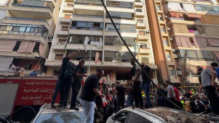 الصحة اللبنانية: 3 شهداء و17 جريحًا جرّاء الغارة على الضاحية الجنوبية
