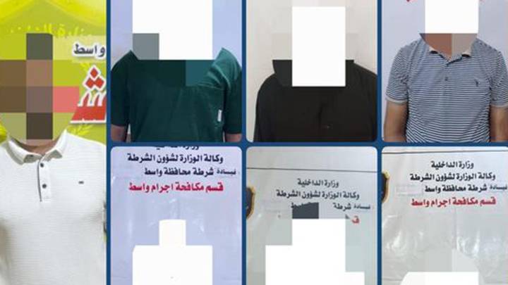 القبض على7 مطلوبين بقضايا جنائية مختلفة في واسط