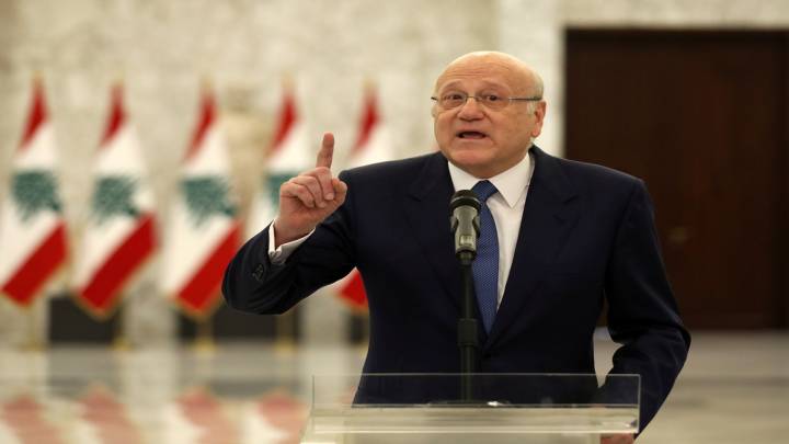 ميقاتي: النزوح الحالي هو الأكبر بتاريخ لبنان ..  ولا خيار لدينا سوى الدبلوماسية