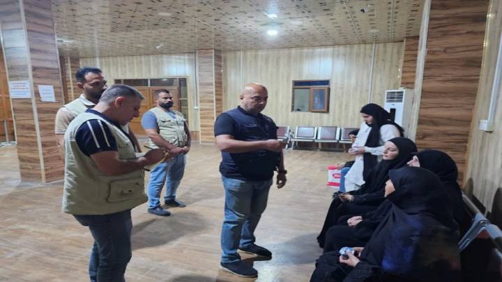 وزارة الهجرة تستقبل 144 مواطناً لبنانياً عن طريق منفذ القائم الحدودي