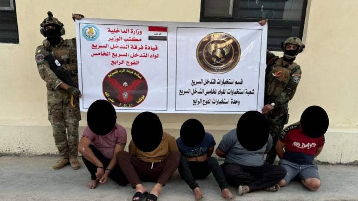 في ديالى ..  القبض على 5 مطلوبين بتجارة وتعاطي المخدرات
