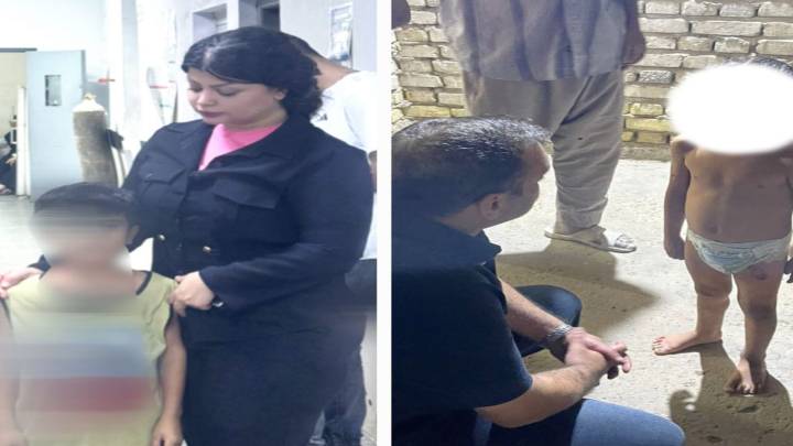 عنفته بطريقة وحشية  ..  تحرير طفل من قبضة والدته في منطقة سبع البور