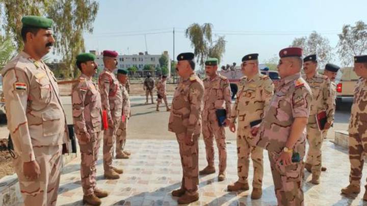    المحمدي يتفقد قاعدة "كركوش" في ديالى ويتابع الجاهزية القتالية