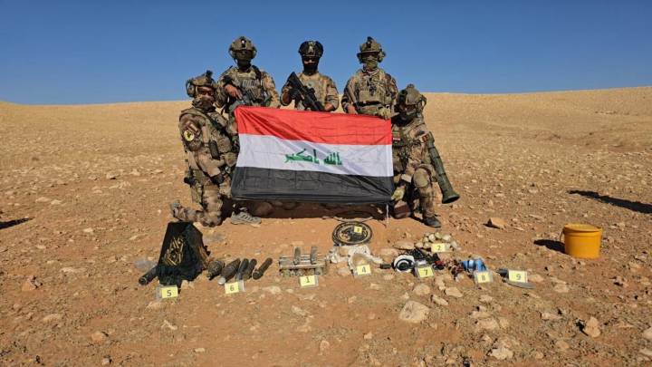 مكافحة الإرهاب تعتقل إرهابيين في السليمانية وصلاح الدين وتنفذ عمليات تفتيش وتطهير في الأنبار