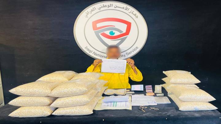 الأمن الوطني يضبط نصف مليون حبة كبتاغون في الأنبار
