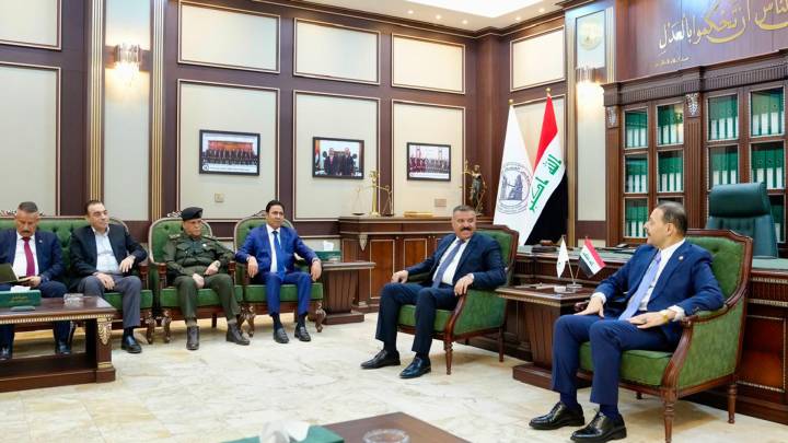 بحث التعاون المشترك على طاولة اجتماع الشمري ورئيس محكمة استئناف نينوى