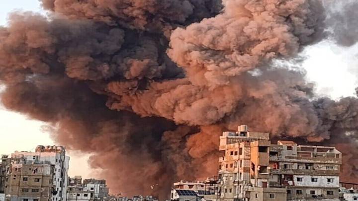 إسرائيل تواصل هجماتها على ضاحية بيروت  ..  وحزب الله يطلق 150 صاروخاً