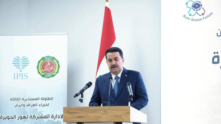 السوداني خلال ورشة خاصة بالأهوار: وقعنا اتفاقيات تتعلق بالبيئة والمياه