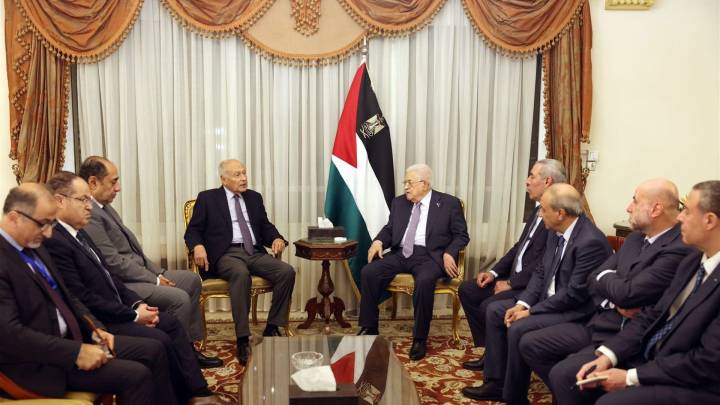أبو الغيط وعباس يبحثان تطورات العدوان الإسرائيلي وجهود وقف إطلاق النار في القاهرة