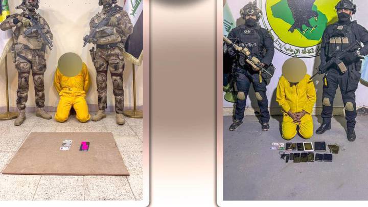القبض على إرهابيين يعملان بمنصب عسكري مع داعش في بغداد والأنبار