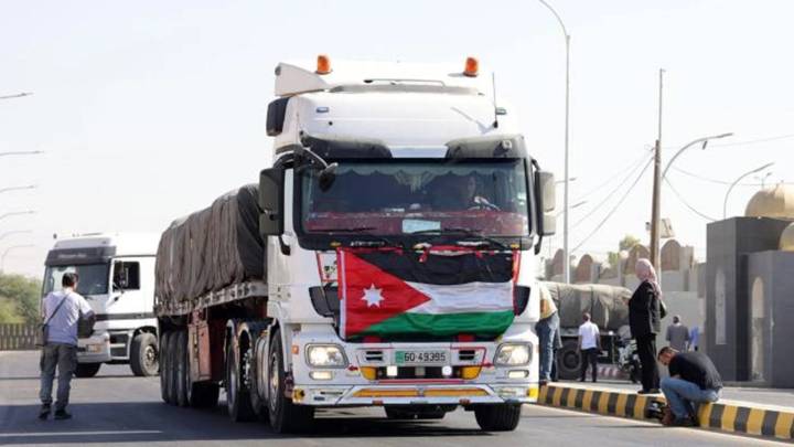 الأردن يواصل دعم غزة بقافلة مساعدات جديدة