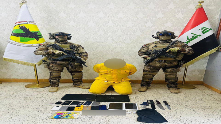 جهاز مكافحة الإرهاب: القبض على ارهابيين اثنين بعمليتين منفصلتين في واسط واقليم كردستان