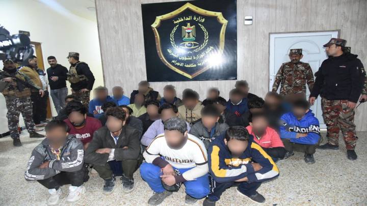 القبض على 38 شخصًا من جنسيات أجنبية مختلفة في الأنبار بتهم متعددة