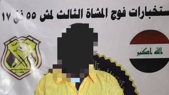 بعد هروبه ومحاولة دخوله لبغداد  ..  إرهابي من داعش بقبضة العدالة