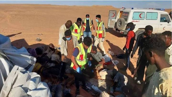 قضوا عطشاً ..  وفاة 11 سودانياً بصحراء الكفرة في ليبيا