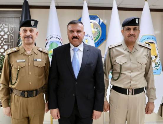 وزير الداخلية يكلف اللواء حسن كاظم عبيد قائداً لشرطة المثنى
